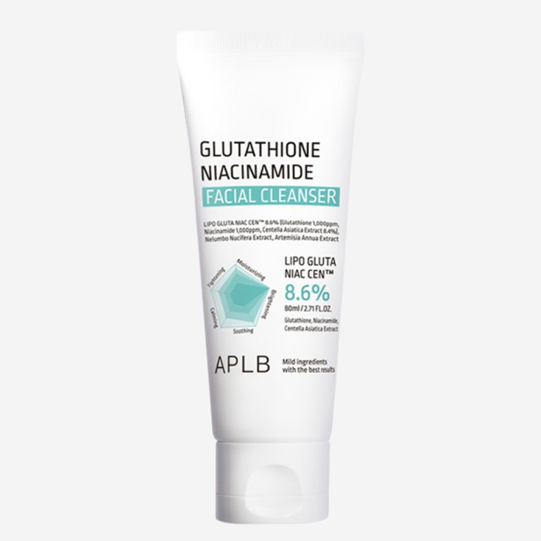 glutathione niacinamide facial cleanser